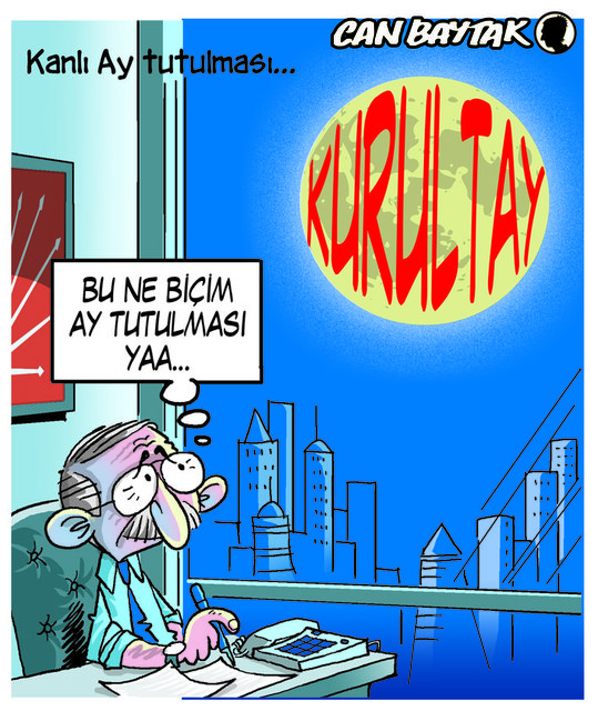 Kurultayda ay tutulması... 