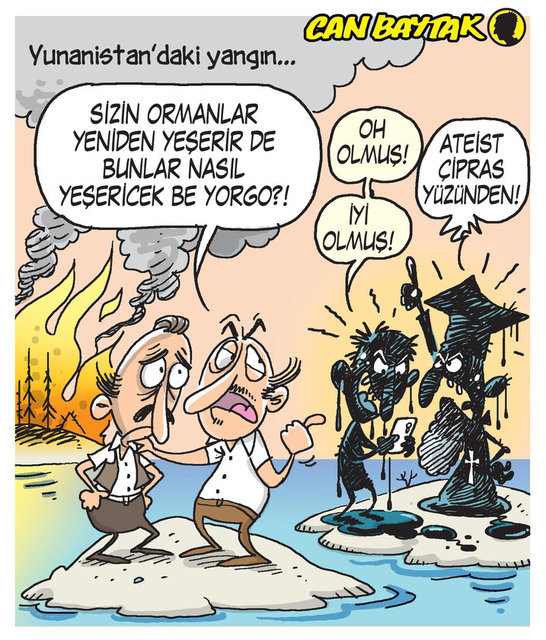 "Ateist Çipras yüzünden" diyen de olunca...