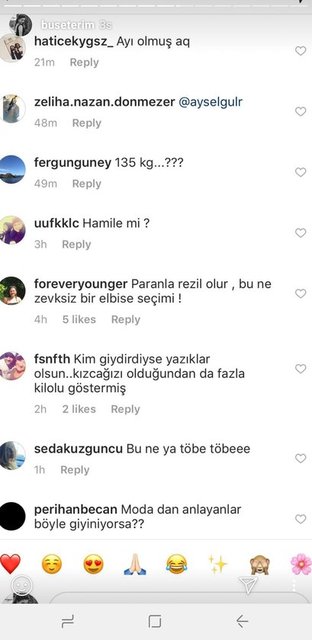 BUSE TERİM  BAHÇEKAPILI'YA YAPILAN YORUMLAR