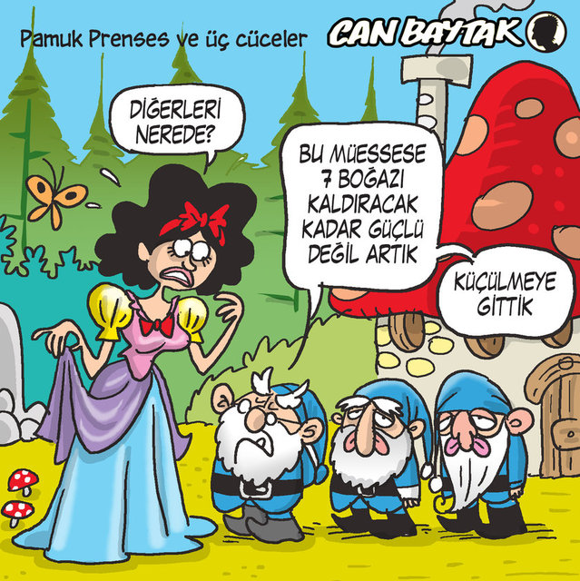 Pamuk prenses ve üç cüceler