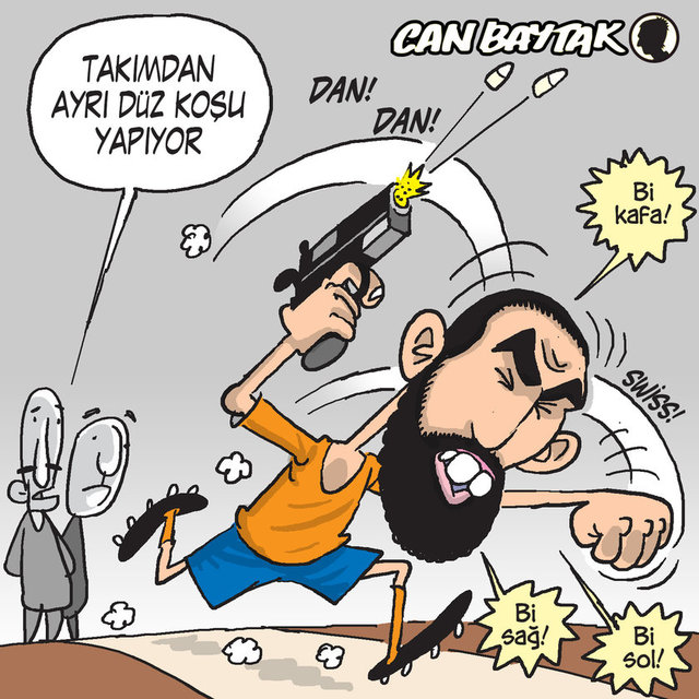 Takımdan ayrı düz koşu