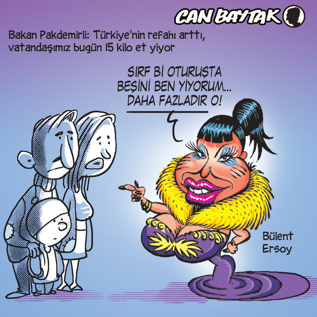 "Vatandaşımız bugün 15 kilo et yiyor"