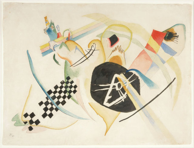 Vasily Kandinsky (1866–1944) Beyaz Üzerine I Etüdü, 1920 