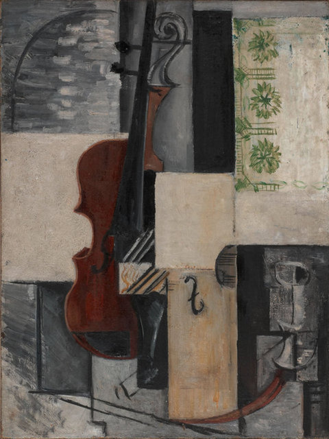 Nadezhda Udaltsova (1886–1961) Keman, 1915 