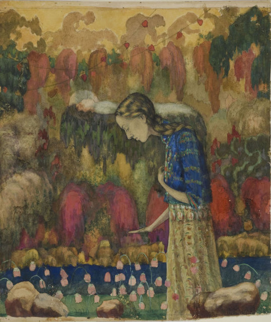 Ivan Kliun (1873-1943) Sanatçının Eşinin Portresi, 1910 