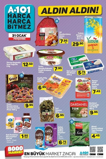 A101 31 Ocak 2019 aktüel ürünler kataloğunu sizler için inceledik. TV'den cep telefonlarına kadar birçok teknoloji ürünlerinin yanında ev hanımlarına yönelik mutfak ihtiyaçlarına kadar indirimli ürünler yer alıyor. İşte A101 31 Ocak 2019 aktüel ürünleri...