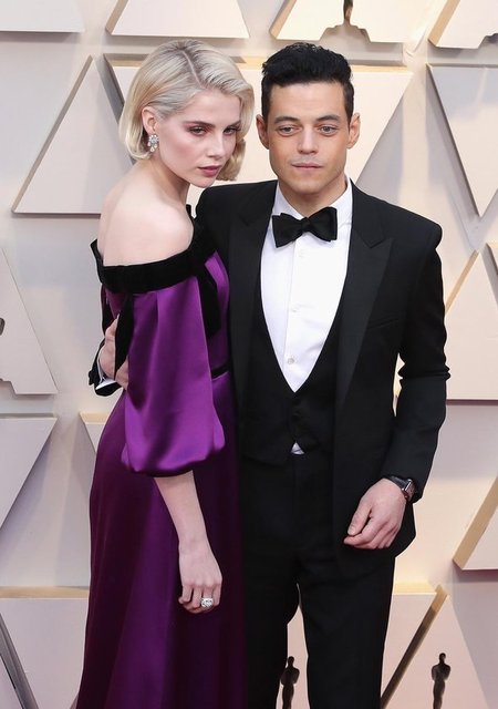 Rami Malek (En İyi Erkek Oyuncu adayı) - Lucy Boynton