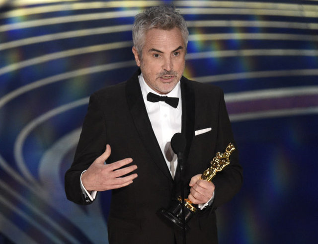 'Roma' ile 'En İyi Yönetmen' Oscar'ını kazanan Alfonso Cuarón, konuşmasında göçmen sorununa değindi.