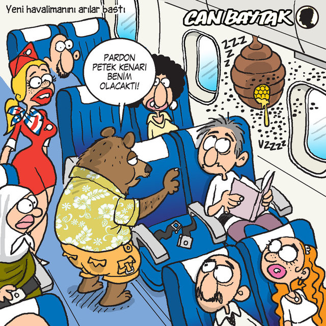 Havalimanındaki arılar