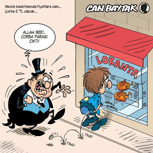 Meclis'te çorba zammı