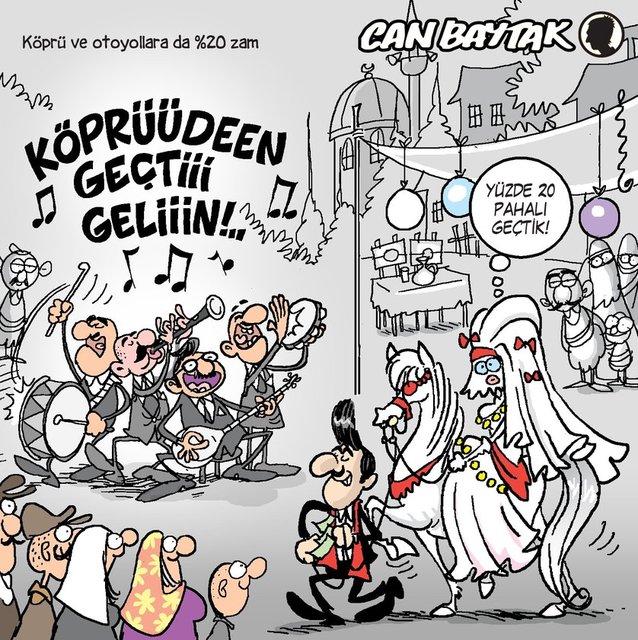 Köprü ve otoyollara da %20 zam