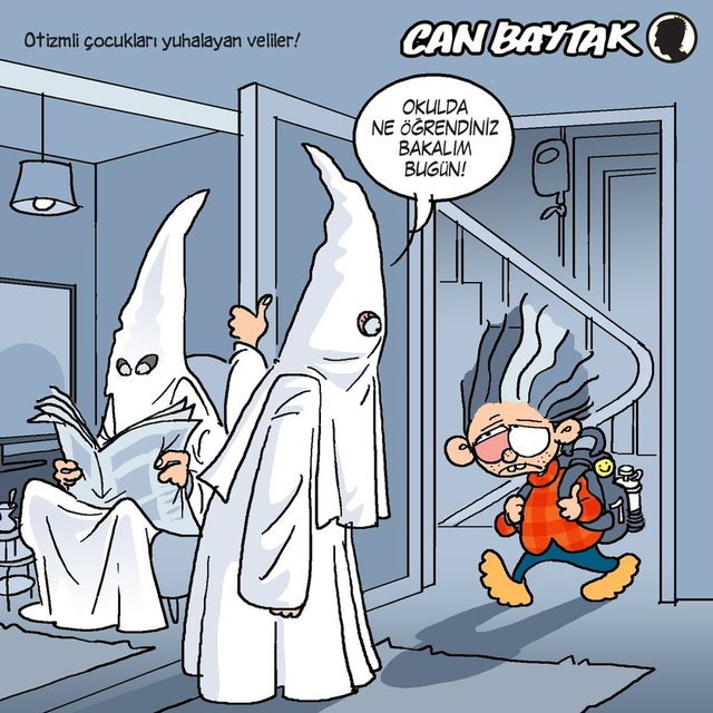 Otizmli çocukları yuhalayan veliler