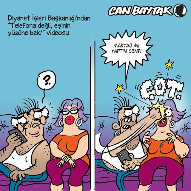 DİB'den "Telefona değil, eşinin yüzüne bak" videosu