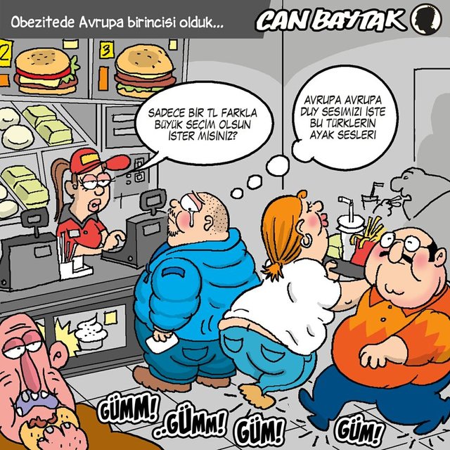 Obezitede Avrupa birincisi olduk...