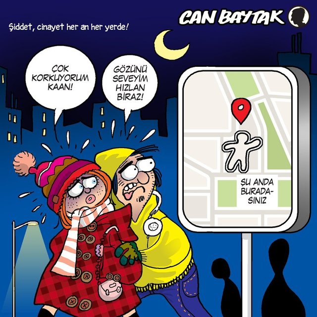 Şiddet, cinayet her yerde!