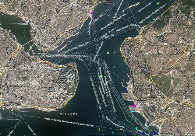 İstanbul Boğazı Deniz Trafiği Durumu (2020)