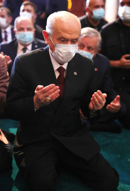 Katılanlar arasında MHP Genel Başkanı Devlet Bahçeli de vardı.