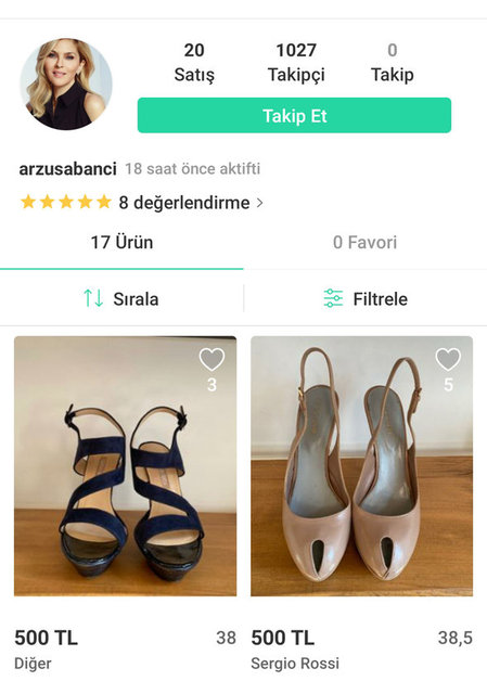 ARZU SABANCI'NIN DOLABI