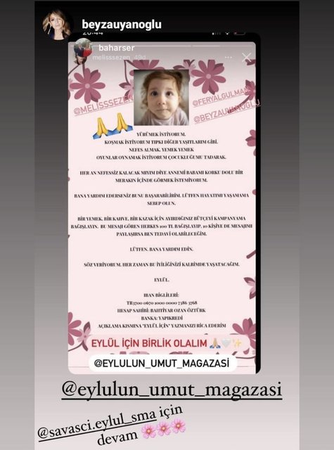 BEYZA UYANOĞLU DA BU İYİLİK HAREKETİNİN ÖNCÜLERİNDEN