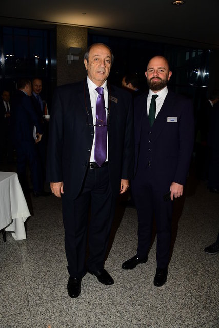 TUNCAY ÖZİLHAN OĞLU İZZET ÖZİLHAN'LA TÜSİAD 2020 TOPLANTISINA KATILDI.