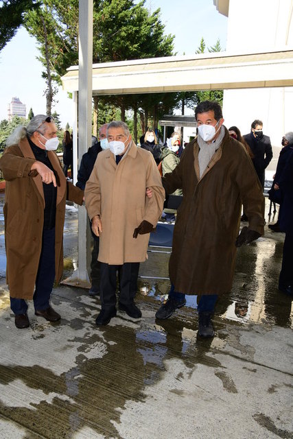 BOYNER HOLLDİNGİN KURUCUSU OSMAN BOYNER VE OĞLU BOYNER HOLDİNG YÖNETİM KURULU BAŞKANI CEM BOYNER, AYTEN BOYNER'İ SON YOLCULUĞUNA UĞURLADI.