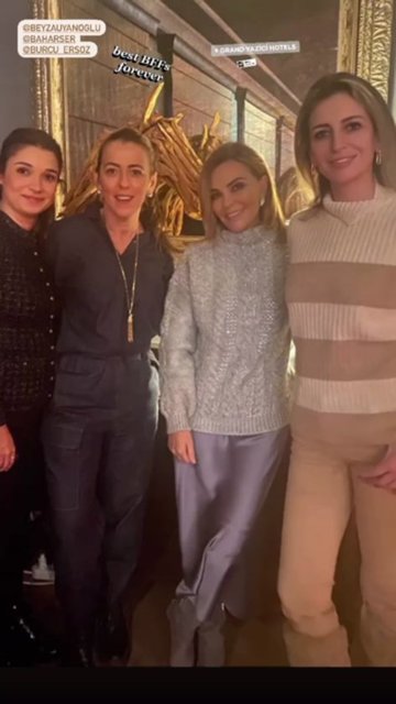 FERYAL GÜLMAN, BEYZA UYANOĞLU VE BURCU ERSÖZ YAKIN DOSTLARI BAHAR ŞER'İN OTELİNDE KONAKLAYARAK TATİL KEYFİ YAPTI.