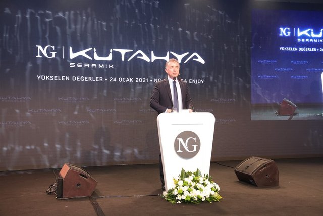 NG KÜTAHYA SERAMİK PORSELEN TURİZM A.Ş YÖNETİM KURULU BAŞKANI OLAN ERKAN GÜRAL TÖRENDE KONUŞMA YAPTI. -  