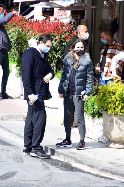 İŞ İNSANI CEM VE EŞİ LARA ÖZSÜER BEBEK'TE SPOR YAPTILAR.