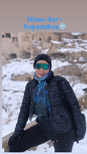 İŞ İNSANI LEYLA ALATON KAPADOKYA'YI ZİYARET EDEREK KISA BİR TATİL YAPTI.