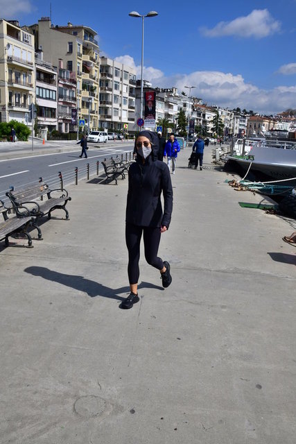 MELİS ÇİFTÇİ BOĞAZ'DA YÜRÜYÜŞ YAPARAK FORMUNU KORUDU