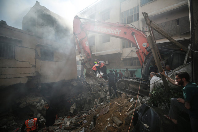 İsrail polisinin Mescid-i Aksa ve Şeyh Cerrah'tan çekilmemesi üzerine Filistinli direniş grupları İsrail'e çok sayıda roket fırlatmıştı. -  