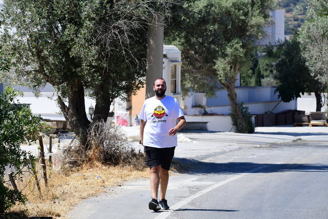 ATASAY KAMER BODRUM'DA SPOR YAPARKEN GÖRÜNTÜLENDİ.