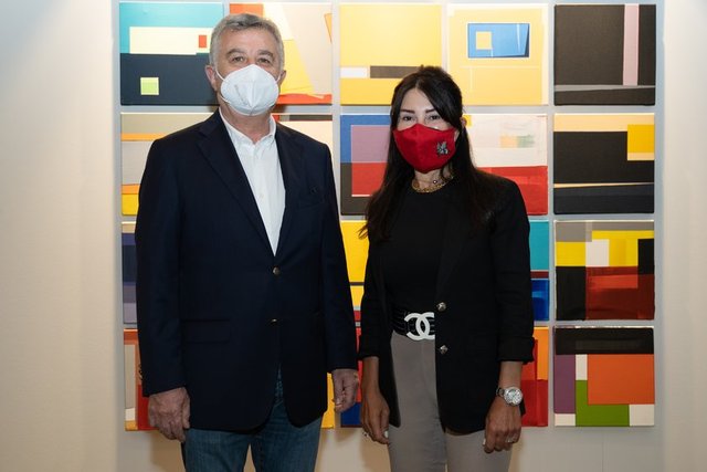CONTEMPORARY YÖNETİM KURULU ÜYESİ ALİ GÜRELİ VE CONTEMPORARY İSTANBUL ONUR KURULU ÜYESİ SUZAN SABANCI DİNÇER 15'İNCİ CONTEMPORARY İSTANBUL DAVETİNDE BİR ARAYA GELDİ.