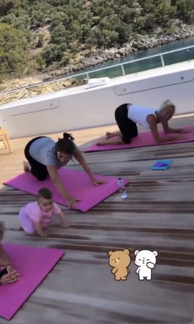 FİT GÖRÜNTÜSÜYLE DİKKAT ÇEKEN BETTINA MACHLER, SPORU HAYATINDAN EKSİK ETMİYOR.