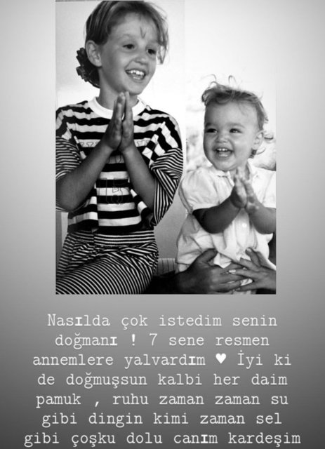 MELDA KOSİF, KIZ KARDEŞİ LARA KAMHİ'NİN DOĞUM GÜNÜNÜ BU ÖZEL PAYLAŞIM İLE KUTLADI.