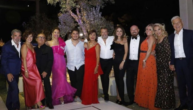 BODRUM'DA DÜZENLENEN İREM-OĞUZ KIRAL ÇİFTİNİN DÜĞÜN TÖRENİNE İSTANBUL'DAN DAVETLİLER DE KATILDI