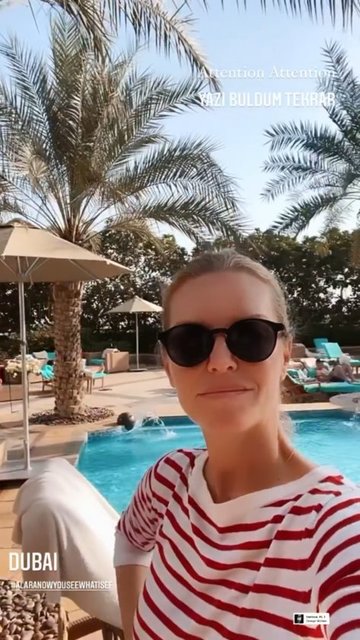 ALARA KOÇİBEY DUBAİ SEYAHATİNDEN KARELERİ SOSYAL MEDYA HESABINDAN PAYLAŞTI.