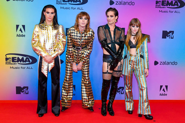 ETHAN TORCHIO, THOMAS RAGGI, DAMIANO DAVID, VICTORIA DE ANGELIS