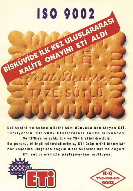 Gıda sektöründe ilk ISO 9002 Uluslararası Kalite Güvence Sertifikası. (1997)