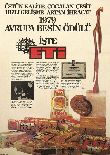 Avrupa Besin Ödülü. (1979)
