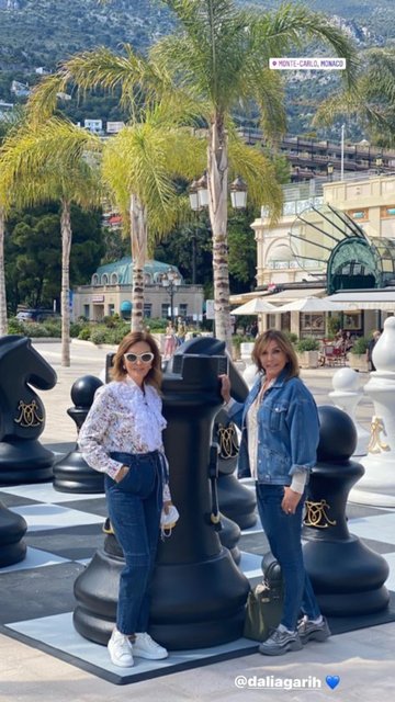 FERYAL GÜLMAN VE DALİA GARİH BİRLİKTE MONACO'YA GİDİP TATİL YAPMIŞTI.