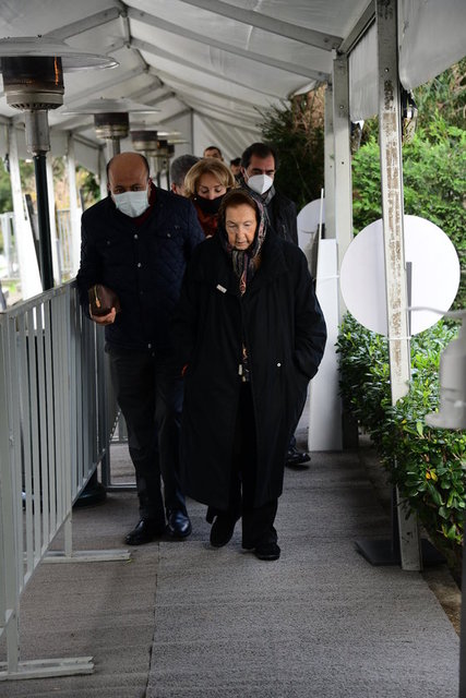 MERHUM İŞ İNSANI MUSTAFA KOÇ'UN HALASI SEMAHAT ARSEL DE TÖRENE KATILDI
