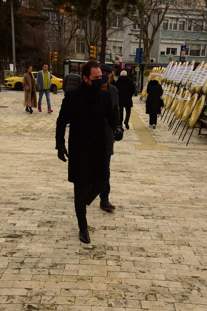 İŞ İNSANI RALF TEZMAN İŞ ADAMI ÜNSAL SERT'İN CENAZE TÖRENİNE KATILDI.
