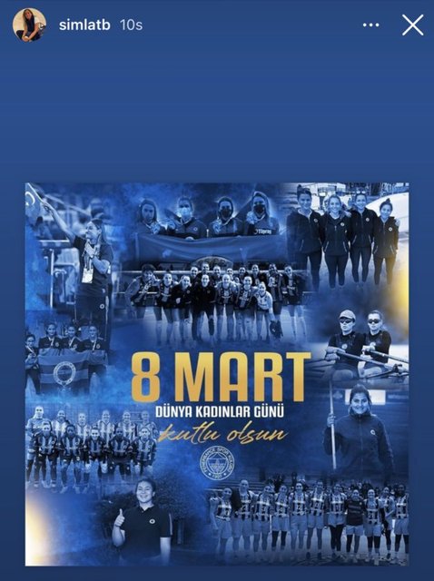 FENERBAHÇE YÖNETİM KURULU ÜYESİ SİMLA BEYAZIT PAYLAŞIMIYLA DİKKAT ÇEKTİ.