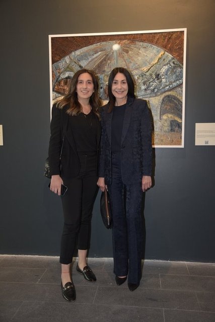 YASMİN GÜLMAN VE REYHAN İPEKEL SERGİYE BİRLİKTE KATILDI.