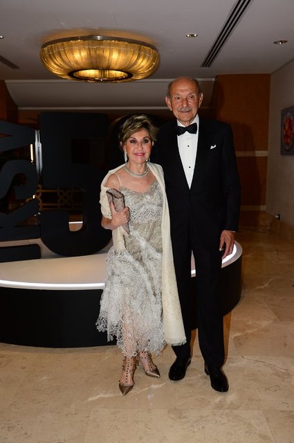 NESRİN-AHMET ESİRTGEN ÇİFTİ GECEYE BİRLİKTE KATILDI.