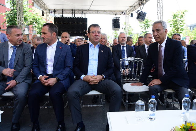 BEYOĞLU BELEDİYE BAŞKANI HAYDAR ALİ YILDIZ, İSTANBUL BÜYÜKŞEHİR BELEDİYE BAŞKANI EKREM İMAMOĞLU