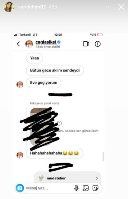 DİDEM SARI'NIN İDDİALARINA YANIT VEREN İZZET ANTEBİ, 'ÇAĞLA BENİM YAKIN DOSTUM' DEDİ.