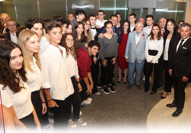 KOÇ HOLDİNG ONURSAL BAŞKANI RAHMİ KOÇ, İSTANBUL BÜYÜKŞEHİR BELEDİYE BAŞKANI EKREM İMAMOĞLU