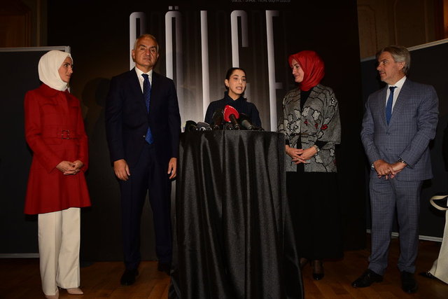 KÜLTÜR VE TURİZM BAKANI MEHMET NURİ ERSOY, SÜMEYYE ERDOĞAN BAYRAKTAR, HİLAL BÜŞRA CEBECİ, SALİHA OKUR GÜMRÜKÇÜOĞLU, AHMET MİSBAH DEMİRCAN